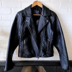 Faux leather Abercrombie jacket